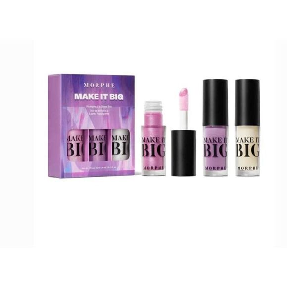 BNIB~Morphe Make it Big Plumping Lip Gloss Trio - Picture 1 of 4